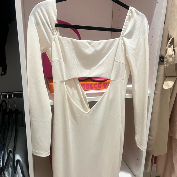 Meshki ASHLEIGH Cut Out Bandeau Maxi Dress - Cream - Picture 5 of 6